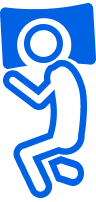 The fetal sleeping position