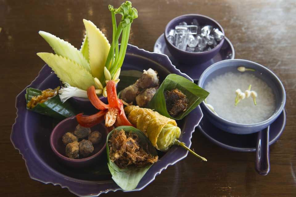 ソンクラーン限定の宮廷料理「カオチェー」 ソンクラーン限定の宮廷料理「カオチェー」