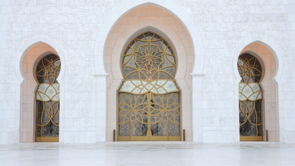 Detalle de las ventanas en Abu Dabi