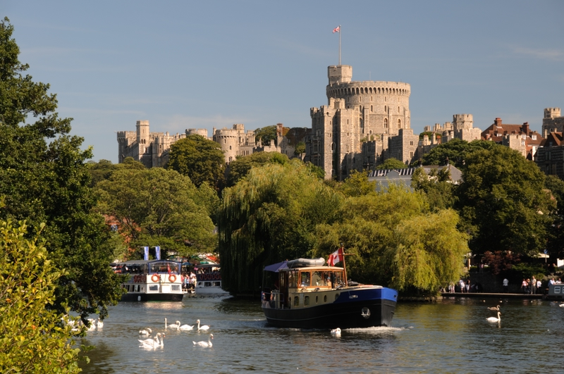 The stunning views of Windsor Castle, London
