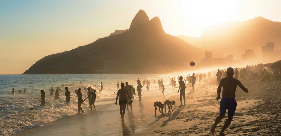 une plage, Rio de Janeiro 