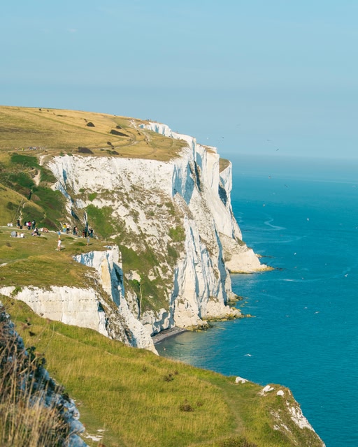 cliffs in Dover, England.