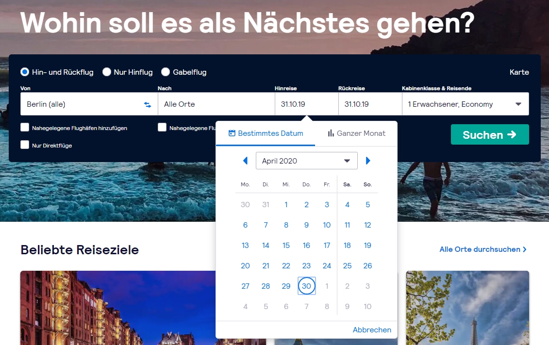 Last Minute Angebote