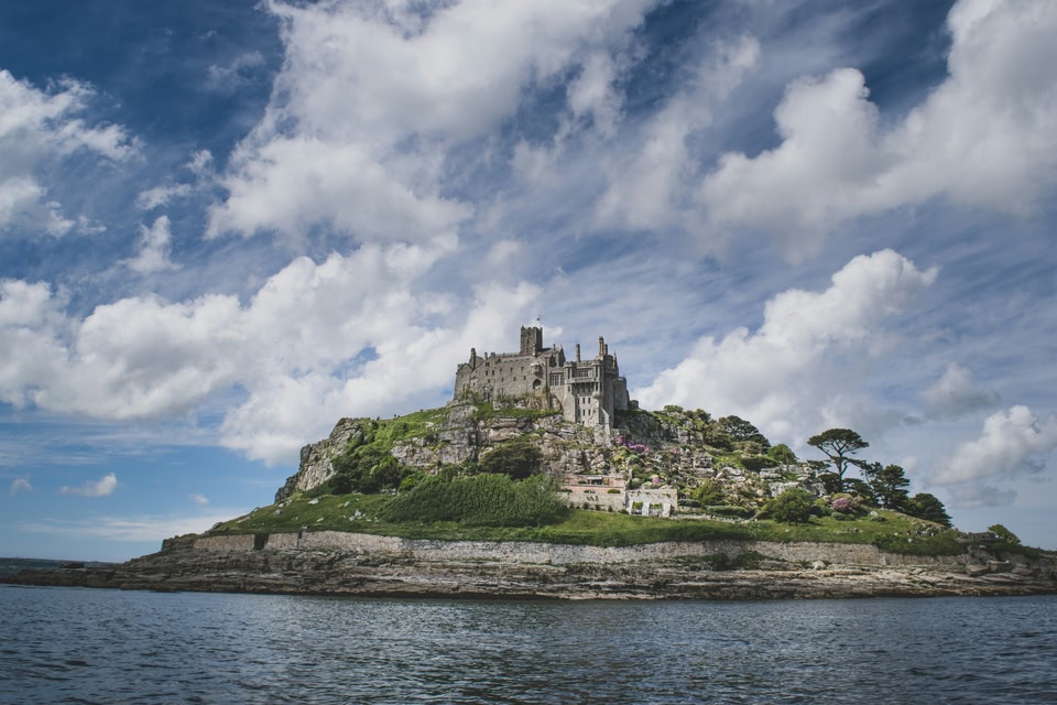 St. Michael's Mount in Cornwall was used a the filming location for High Tide in Driftmark in the Game of Thrones prequel, House of the Dragon
