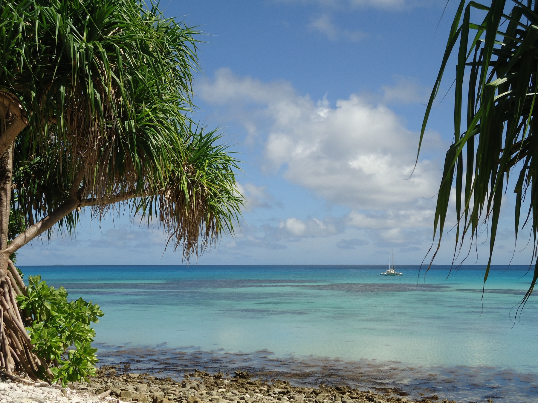 Nação insular de Tuvalu, um dos lugares menos visitados do mundo.